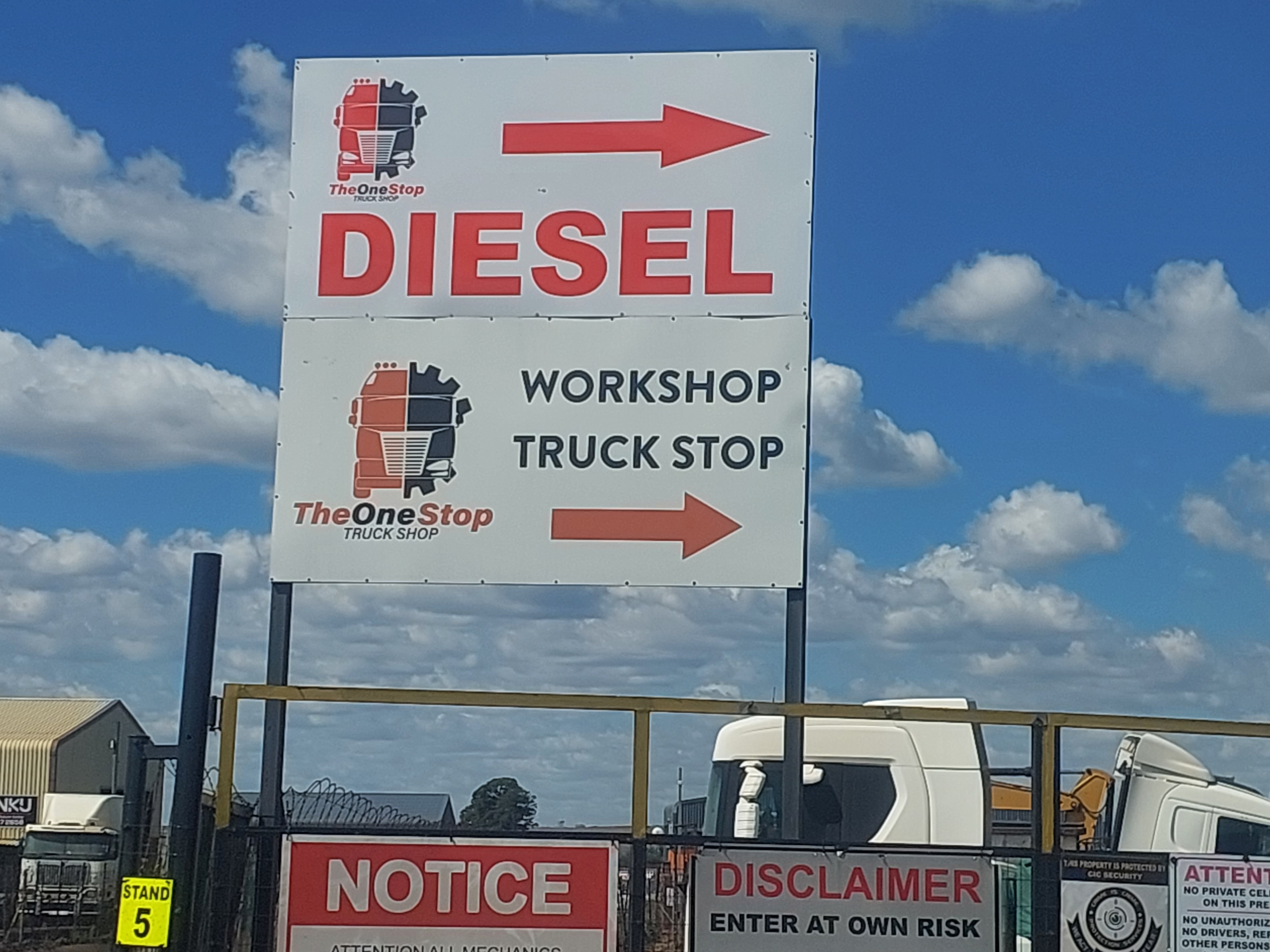 The One Stop Truck Shop Logo