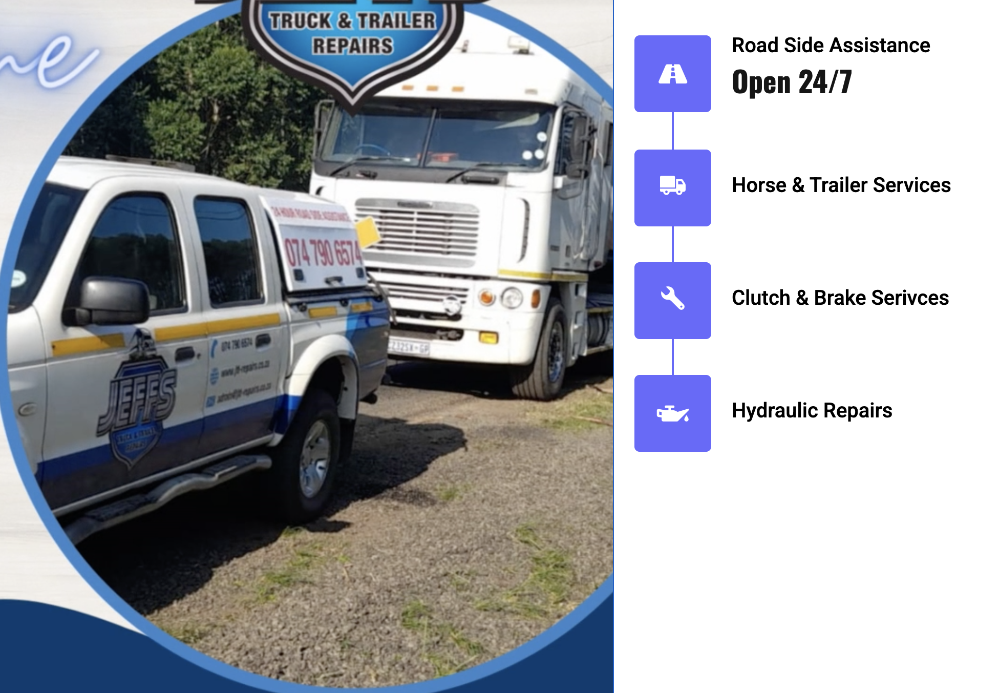Jeffs Truck Repairs Logo