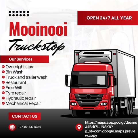 Mooinooi Truck Stop Logo